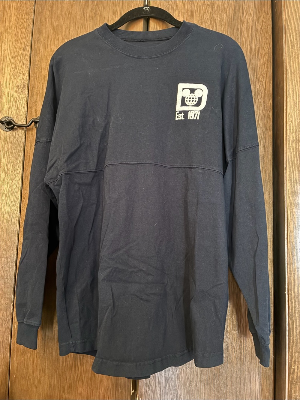 Navy Disney Spirit Jersey with White Logo
